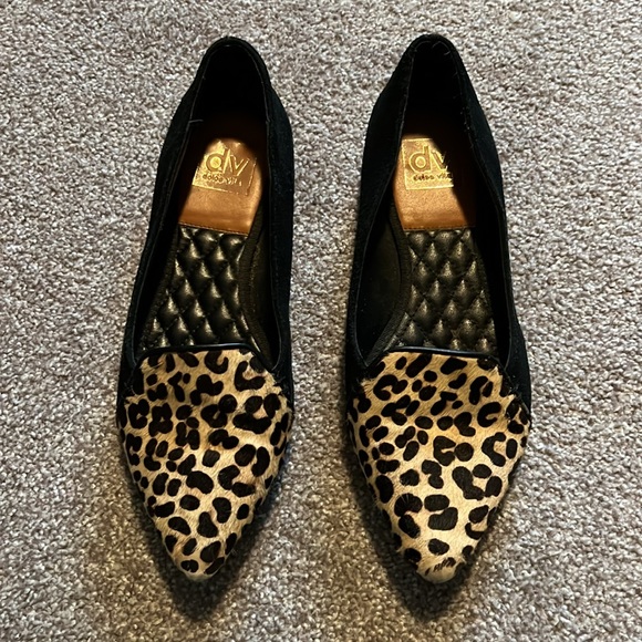 Dolce Vita leopard and black flats size 7 - Picture 2 of 5